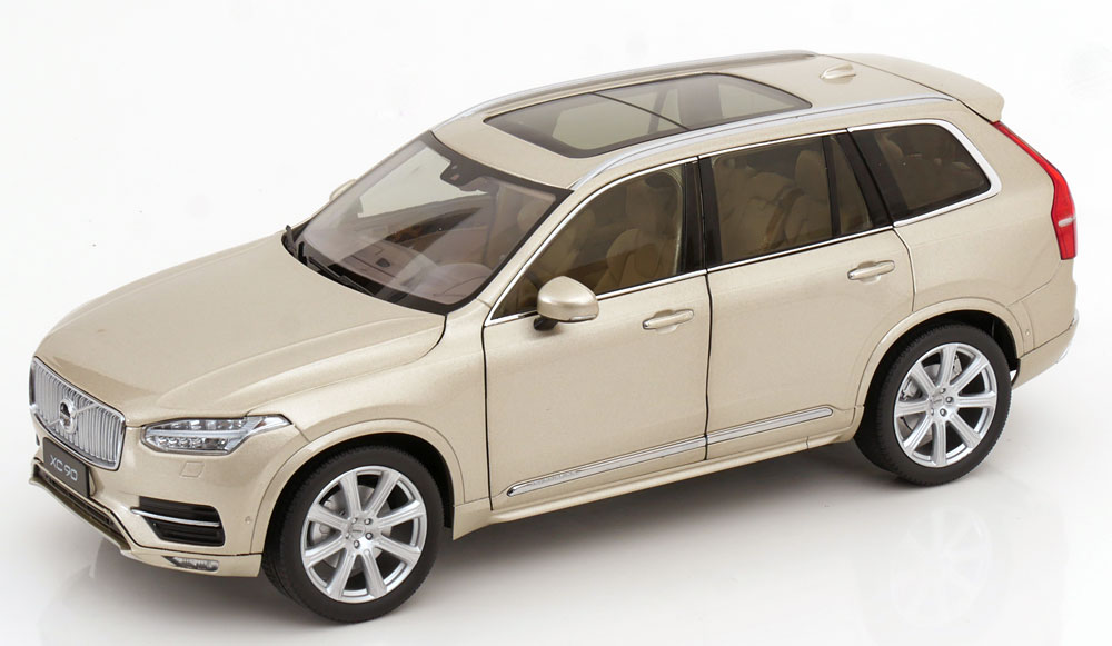 Volvoボルボ XC90 2015 ライトゴールド / Paudi 1/18 ミニカー|ラストホビー