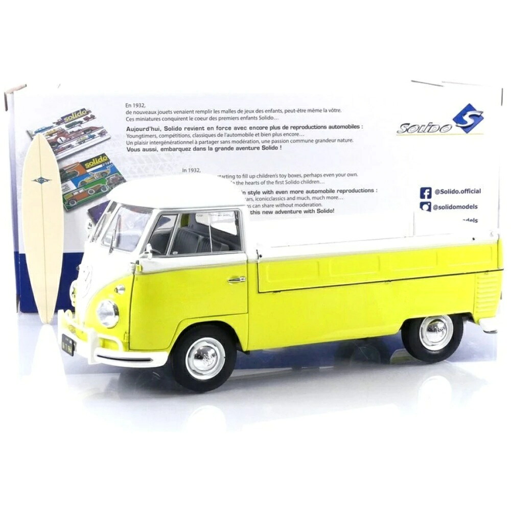 VOLKSWAGEN Combi T1 Pickup 1950 ワーゲンバス ピックアップ / SOLIDO 1/18 ミニカー