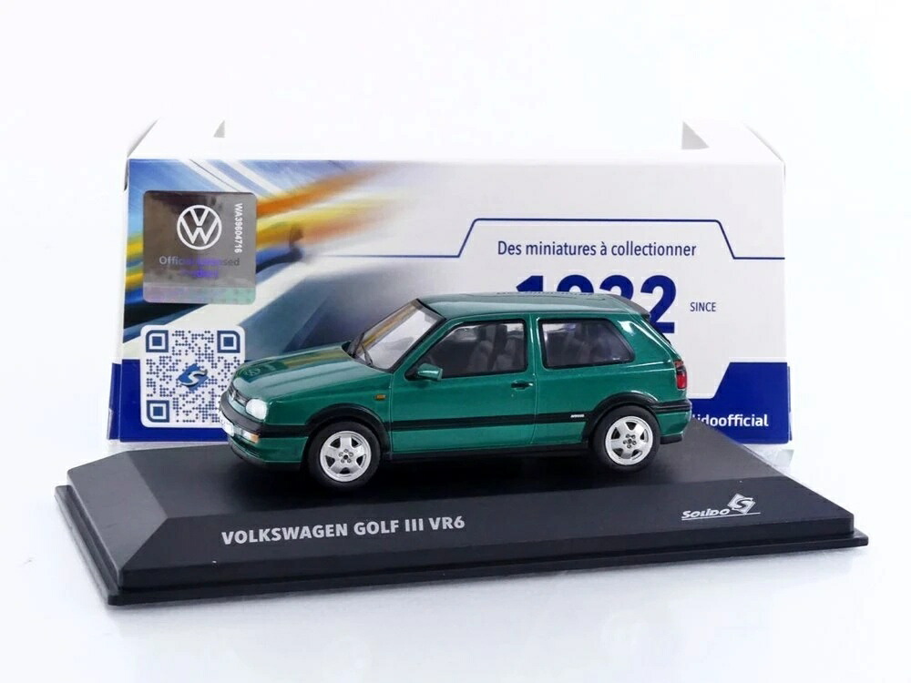 VOLKSWAGEN Golf VR6 1994 フォルクスワーゲン ゴルフ / SOLIDO 1/43 ミニカー