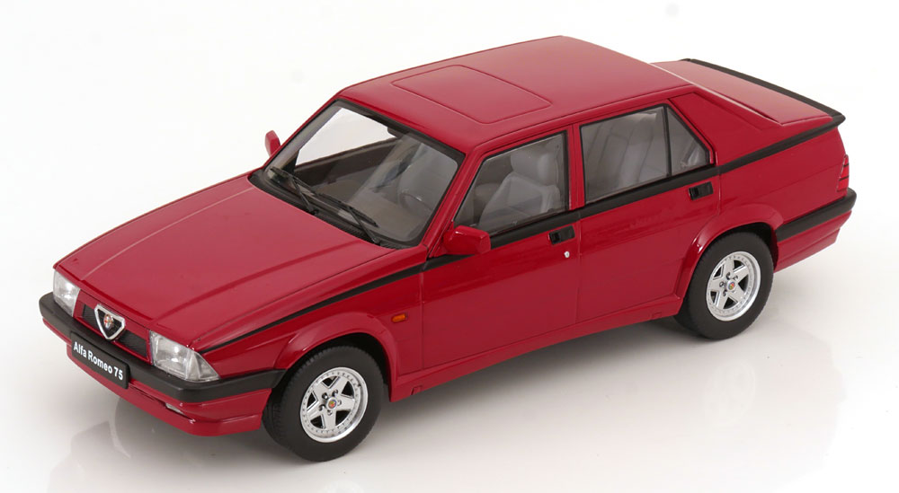 Alfa Romeoアルファロメオ 75 1991 レッド / TRIPLE9 1/18 ミニカー
