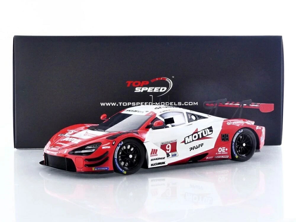 MCLAREN 720 GT3 Evo IMSA Monterey Race 2024 マクラーレン / TOP SPEED 1/18 ミニカー