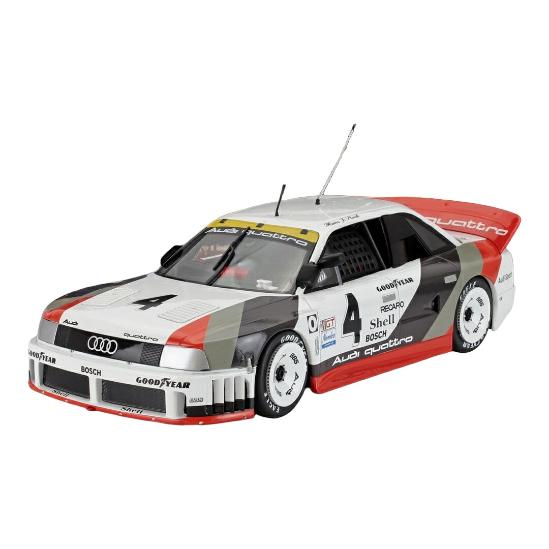 Audiアウディ 90 Quattro #4 Hans Joachim Stuck IMSA Sears Point 1989 ホワイト グレー レッド / Werk83 1/18 ミニカー｜ラストホビー