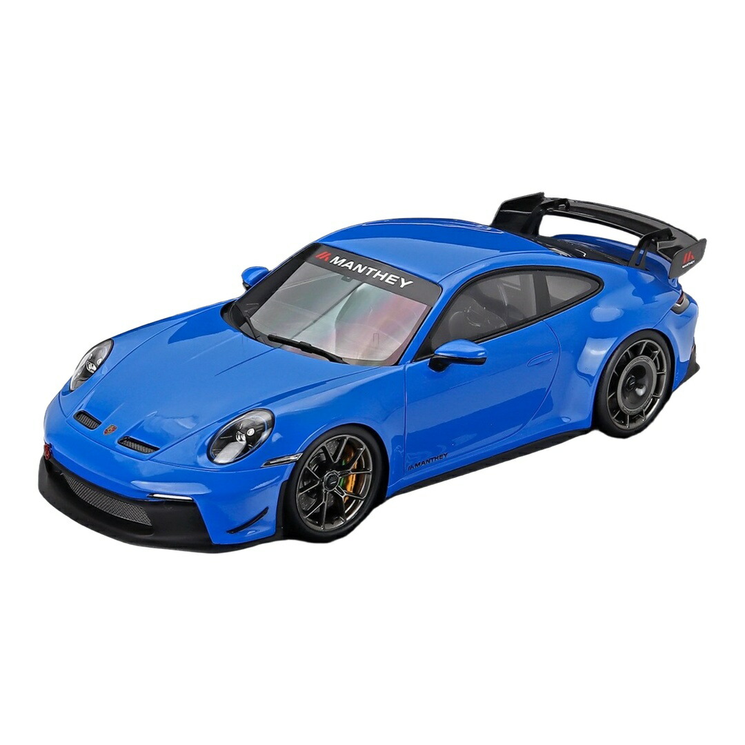 Porscheポルシェ 911 992.2 GT3 クーペ Manthey一揃いの道具 2024 シャークブルー 500台押さえる / Spark 1/18 ミニカー