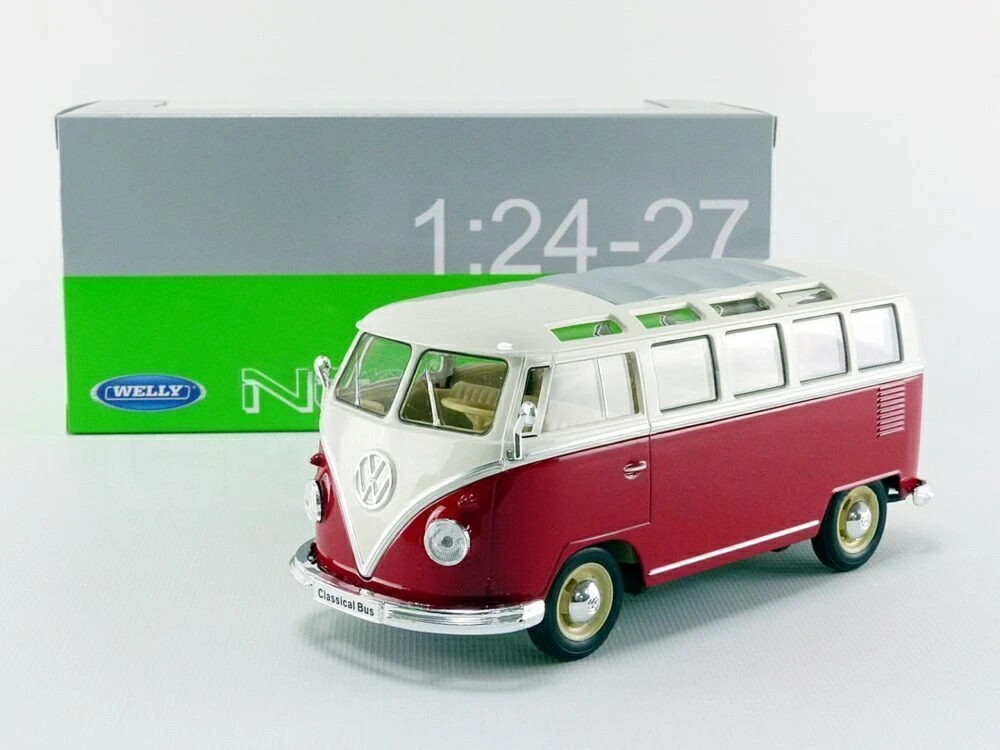 VOLKSWAGEN Combi T1 Bus Samba 1963 ワーゲン二階建てバス サンバ / WELLY 1/24 ミニカー