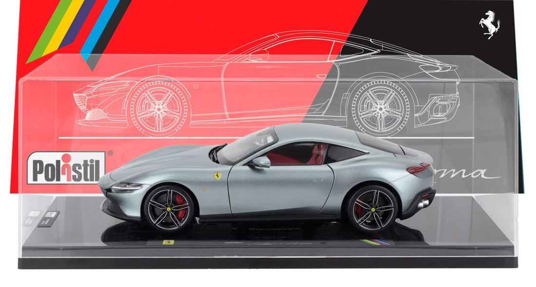 【取っておく】2026年発売予定を組むFERRARIフェラーリ 永遠の都 2019 グリジオチタニオ グレーメタリック 外国で押さえる HARDCASE - HIGH FIDELITY MODEL - WITH OPENINGS / 外国で押さえる 1/18 ミニカー
