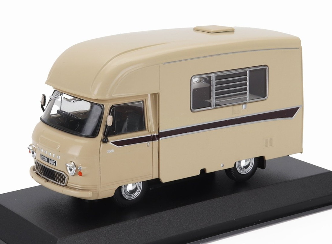COMMERコーマー JENNINGS ROADRANGER CAMPER 1969 BLISTER BOX LIGHT BROWN HACHETTE-MOTORHOMES-COLLECTION / EDICOLA 1/43 ミニカー｜ラストホビー