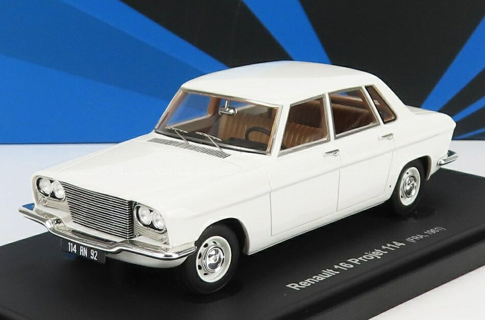 RENAULTルノー R16 PROJET 114 FRANCE 1961 WHITE 333台限定 / Avenue 43 1/43 ミニカー|ラストホビー