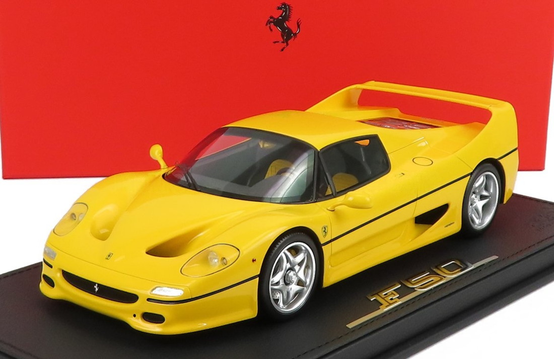 FERRARIフェラーリ F50 COUPE 1995 GIALLO MODENA YELLOW 150台押さえる / BBR 1/18 ミニカー