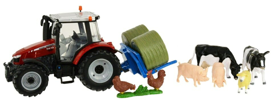 MASSEY FERGUSONマッセイファーガソン 5612 トラクター 動物セット 2016 レッドシルバー FARM TOYS / BRITAINS 1/32 ミニカー 8,928円