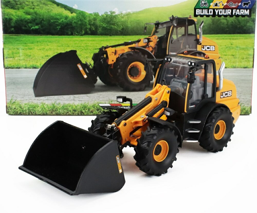 JCBジェーシービー TM4205 車輪車載専用車 トラクタースクレイパー 黄み黒いこと MOVIMENTO TERRA / BRITAINS 1/32 ミニカー 車-乗り物のおもちゃ-ミニカー・トイカー