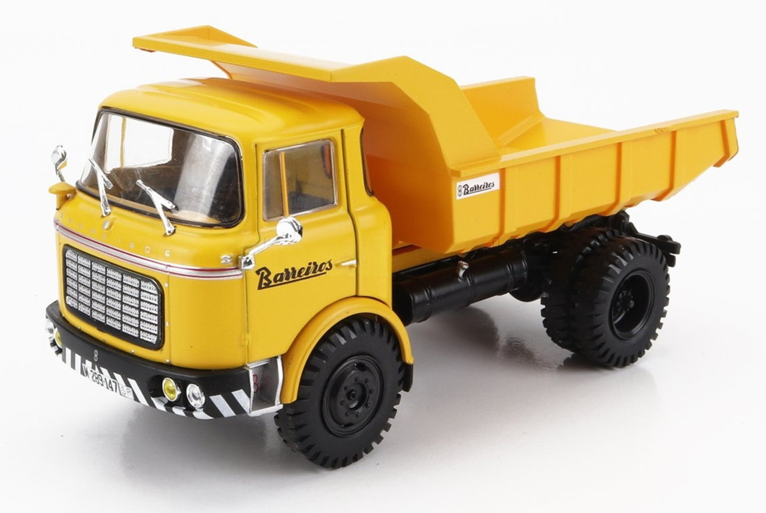 BARREIROSバレアロス プーマ トラック ダンプカー MOVIMENTO TERRA 2軸 1961 イエロー CAMIONES-Y-AUTOBUSES -ESPANOELS-SALVAT / EDICOLA 1/43 ミニカー
