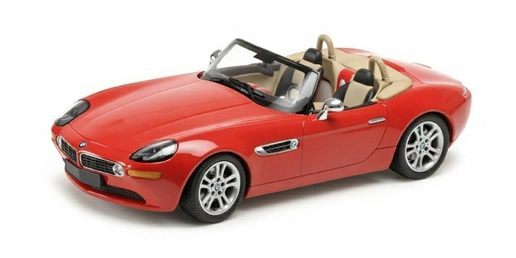 【取っておく】BMWビーエムダブリュー Z8 蜘蛛 読み込むはやりっ子 2000 赤いこと / MINICHAMPS 1/18 ミニカー