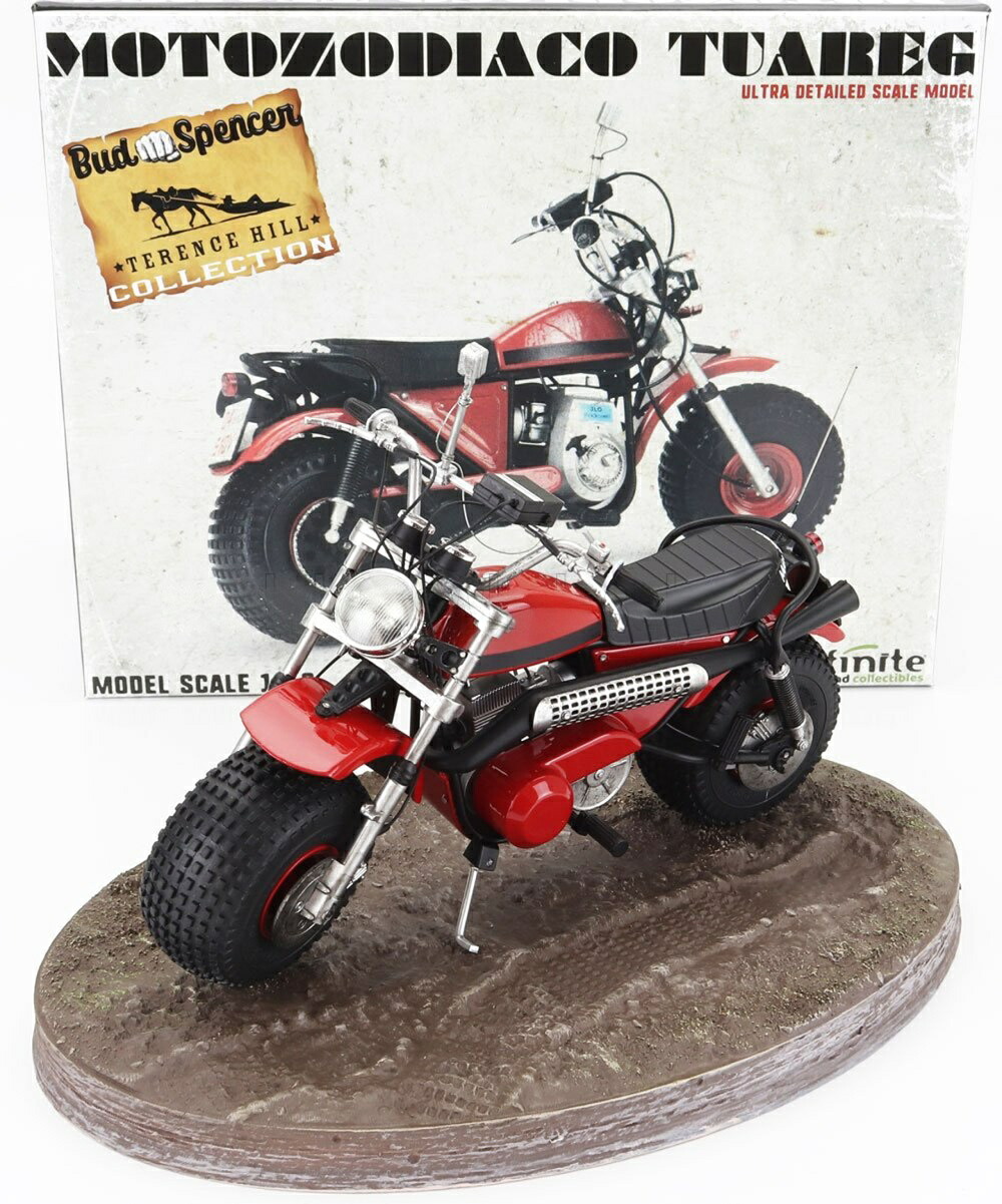 Motozodiacoモトゾディアコ トゥアレグ 1972 映画 ALTRIMENTI CI ARRABBIAMO モーターサイクル レッド BUD SPENCER & TERENCE HILL COLLECTION / CLC 1/12 ミニカー 27,755円