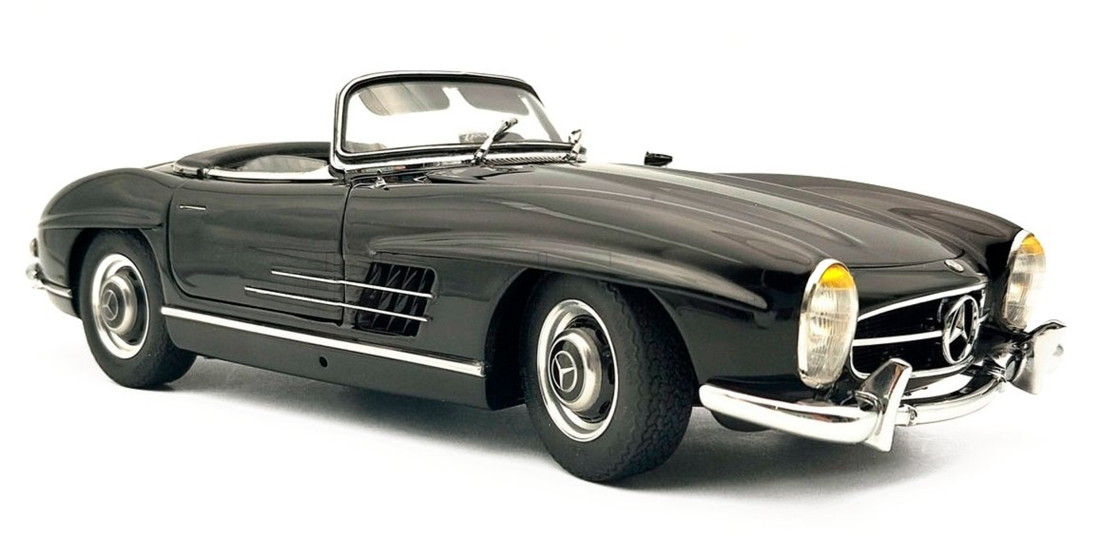 【取って置く】2026年発売予定を組むMercedes Benzメルセデスベンツ 300SL 読み込むはやりっ児 細蟹 開けはなし W198 1954 黒いこと 1500台押さえる / CMC 1/18 ミニカー