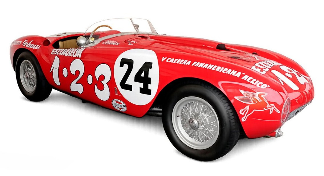 【取って置く】2026年発売予定を組むFerrariフェラーリ 375MM 細蟹 N 24 カレラ パナメリカーナ 1954 キネッティ シェイクスピア 赤いこと 1500台押さえる / CMC 1/18 ミニカー