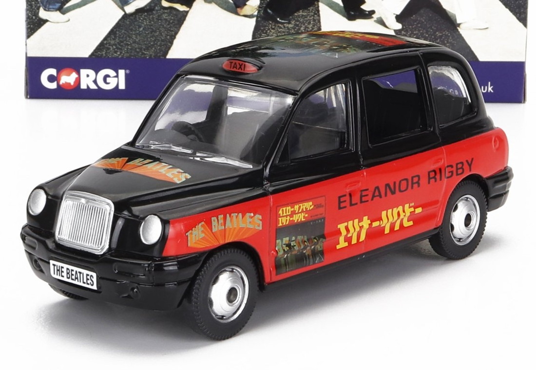 Austinオースチン ロンドンタクシー LTI TX4 2007 ザ ビートルズ イエローサブマリン レッドブラック TV SERIES / Corgi 1/36 ミニカー