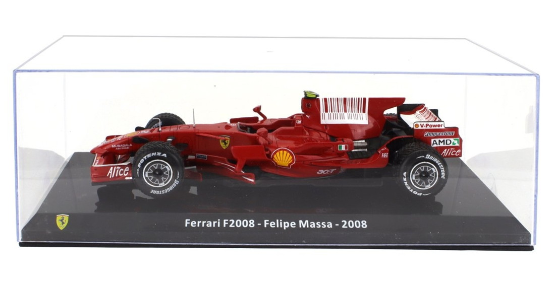 Ferrariフェラーリ F1 F2008 N 2 2008 FELIPE MASSA F1 RED MET LE-GRANDI-FERRARI-F1 COLLECTION / EDICOLA 1/24 ミニカー｜ラストホビー