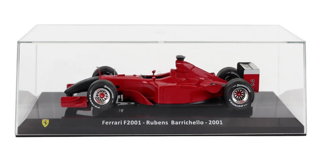 Ferrariフェラーリ F1 F2001 N 2 2nd イタリア モンツァ GP 2001 ルーベンスバリチェロ レッド ホワイト ブラック LE-GRANDI-FERRARI-F1 COLLECTION / EDICOLA 1/24 ミニカー