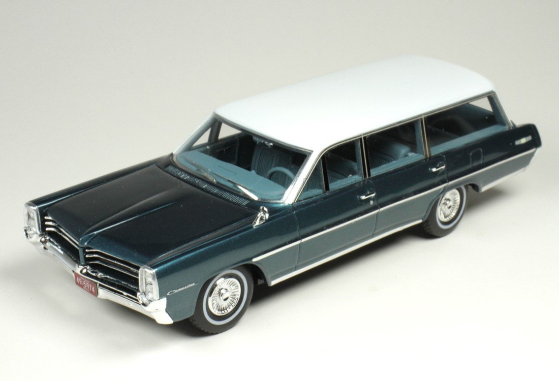 【取っておく】2026年発売予定を組むPontiacポンティアック Safariサファリ SW ステイション手押し車 1964 ガルフストリームアクア / GOLDVARG 1/43 ミニカー
