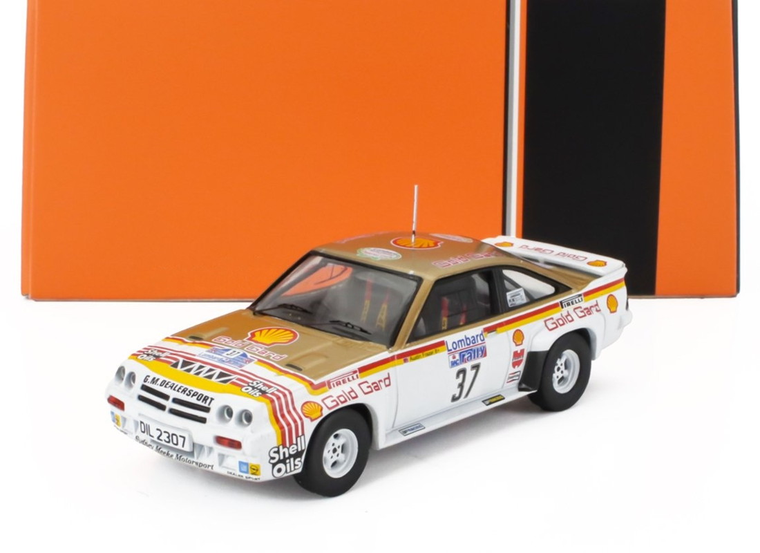 【取って置く】Opelオペル マンタ 400 野球クラブ GM商売人運動競技 N 37 ラリーRACロンバード 1984 B.フィッシャー A.フレイザー 白いこと 赤いこと / IXO-MODELS 1/43 ミニカー 乗り物のおもちゃ-おもちゃ-ミニカー・トイカー