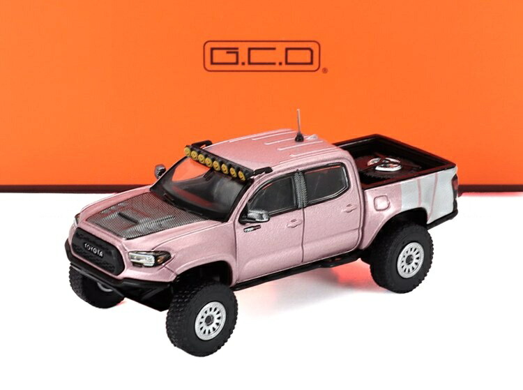 TOYOTAトヨタ タコマ TRD PRO 寄せあつめる 2022 カッパーメタリック / GCD 1/64 ミニカー