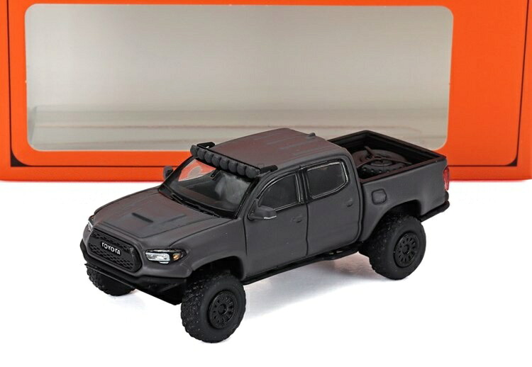 Toyotaトヨタ Tacomaタコマ TRD PRO 寄せあつめる 2022 引っ敷き薄墨色 / GCD 1/64 ミニカー