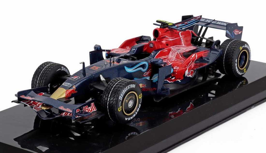 Toro Rossoトロロッソ F1 STR3 セバスチャン ベッテル イタリアGP 優勝 2008 ダークブルー レッド LEGGENDARIE-AUTO-DA-CORSA-LE-GRANDI-FORMULA1-COLLECTION-CENTAURIA 8,190円