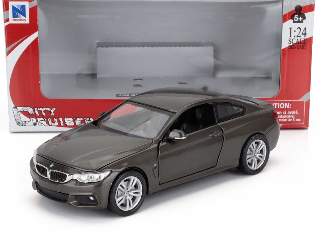 BMWビーエムダブリュー 4SERIES 4つづき物 COUPE クーペ F32 MSPORT 2014 BROWN MET / NEW-RAY 1/24 ミニカー
