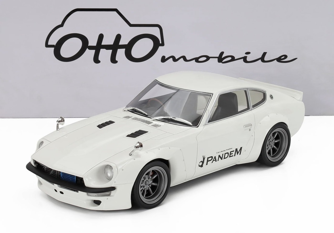 NISSANニッサン フェアレディ Z パンデム fuguZ クーペ 1972 ホワイト / OTTO-MOBILE 1/18 ミニカー｜ラストホビー