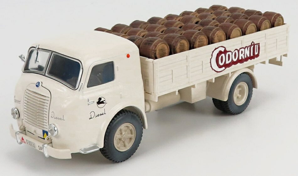 PEGASOペガソ Z202 貨物自動車 CODORNIU 1950 白いこと ALTAYA-PEGASO-COLLECTION-SALVAT / EDICOLA 1/43 ミニカー