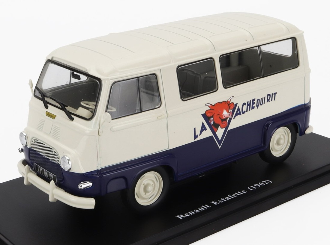 RENAULTルノー エスタフェット ミニバス ラバシュキリ 1962 外箱なし 皮膚軟化剤青色 PLANETA-DEAGOSTNI-COLLECTION / EDICOLA 1/24 ミニカー