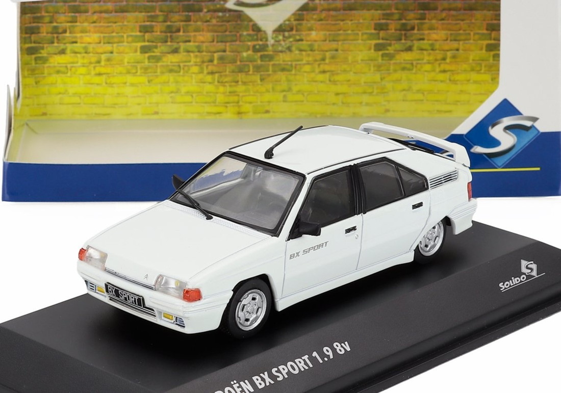 CITROENシトロエン BX スポーツ 1985 ホワイト / SOLIDO 1/43 ミニカー