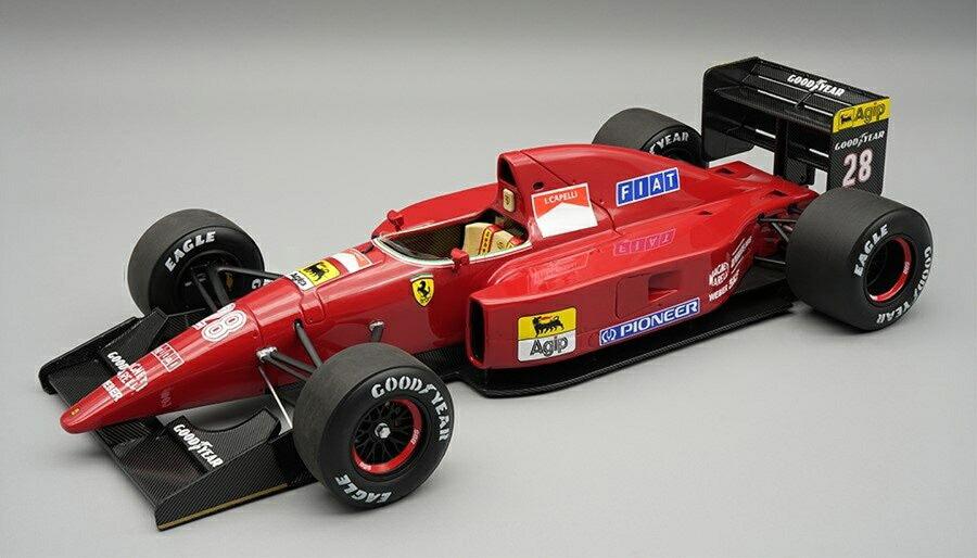 【予約】2026年発売予定Ferrariフェラーリ F1 F92A チーム スクーデリア フェラーリ SPA N 28 イギリスGP 1992 イヴァン カペリ レッド ブラック / TECNOMODEL 1/18 ミニカー