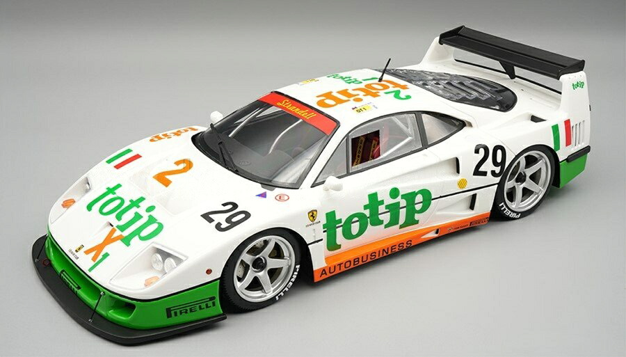 【予約】2026年発売予定Ferrariフェラーリ F40 コンペティツィオーネ チーム TOTIP N 29 24h ル マン 1994 M.デラノーチェ S.アンジェラストリ A.オ / TECNOMODEL 1/18 ミニカー|ラストホビー