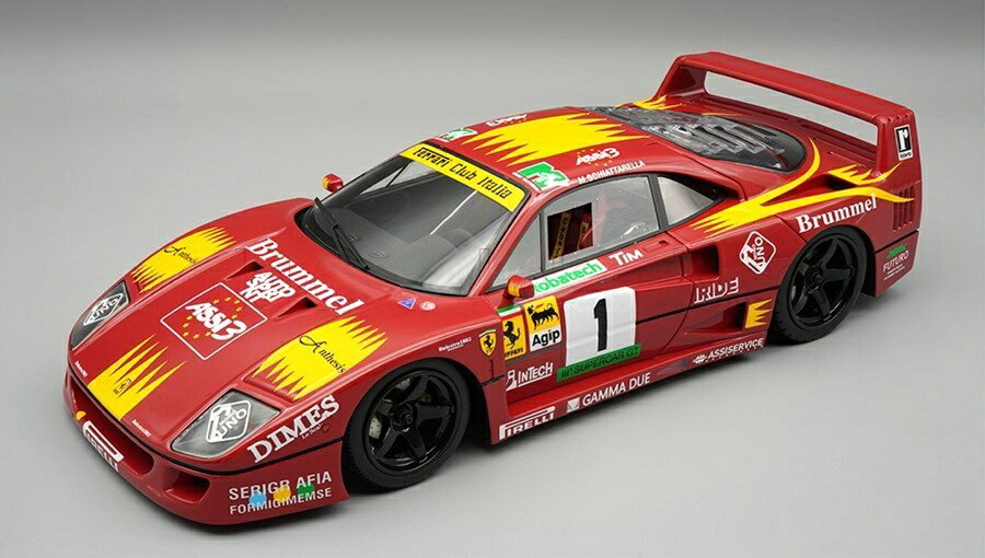 【予約】2026年発売予定Ferrariフェラーリ F40 LM チーム BRUMMEL N 1 スーパーカー GT 1994 ミモ スキアッタレッラ レッド イエロー / TECNOMODEL 1/18 ミニカー｜ラストホビー