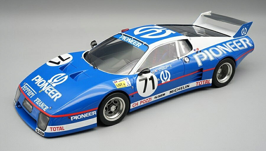【予約】2026年発売予定Ferrariフェラーリ 512BB LM チーム シャルル ポッツィ N 71 24h ル マン 1982 C.バローレナ J.C.アンドリュエ H.ルグー / TECNOMODEL 1/18 ミニカー