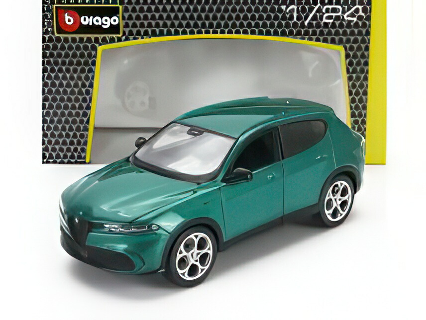 ALFA ROMEO トナーレ 2023 グリーンメタリック/ Bburago 1/24 ミニカー