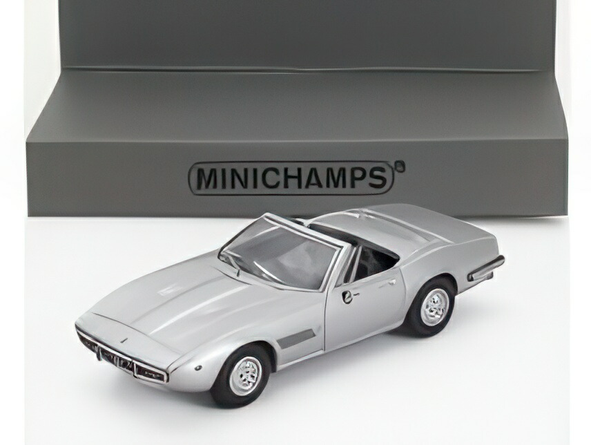 MASERATI GHIBLI SPIDER カブリオレ オープン 1969 シルバー/ MINICHAMPS 1/87 ミニカー