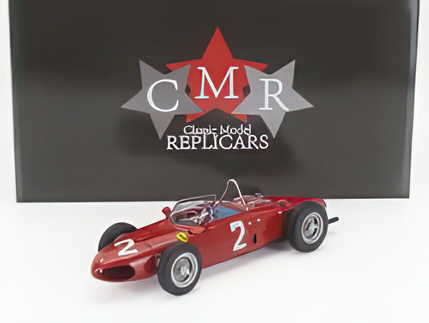 FERRARI F1 ディーノ 156 シャークノーズ 2号車 ワールドチャンピオン 優勝 イタリア モンツァGP 1961 フィル・ヒル レッド/ CMR 1/18 ミニカー