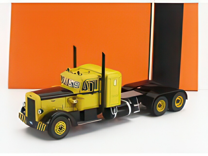 楽天市場】ミニカー 1/43 ピータービルト トレーラートラック 青