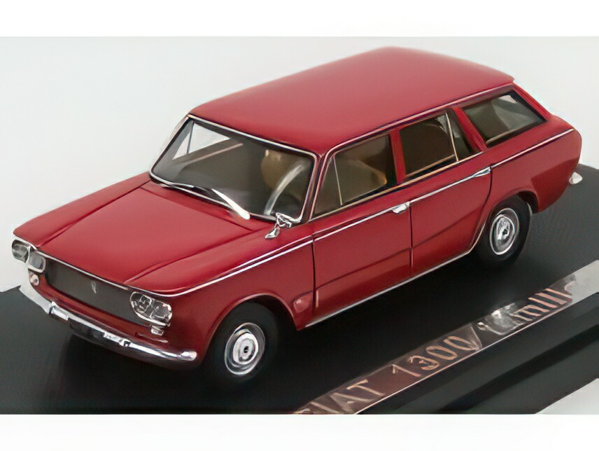 FIAT 1300 ファミリアーレ 1961 ロッソスクーロ ダークレッド/ SILAS 1/43 ミニカー