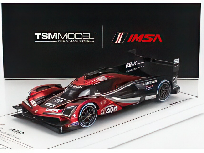ACURA ARX-06 GTP 2.4L ツインターボ V6 野球クラブ Wayne Taylor Racing Andretti 40号車 3位 IMSA デイトナ24第四次元 2024 レッドメタリックブラック/ TrueScale 1/43 ミニカー