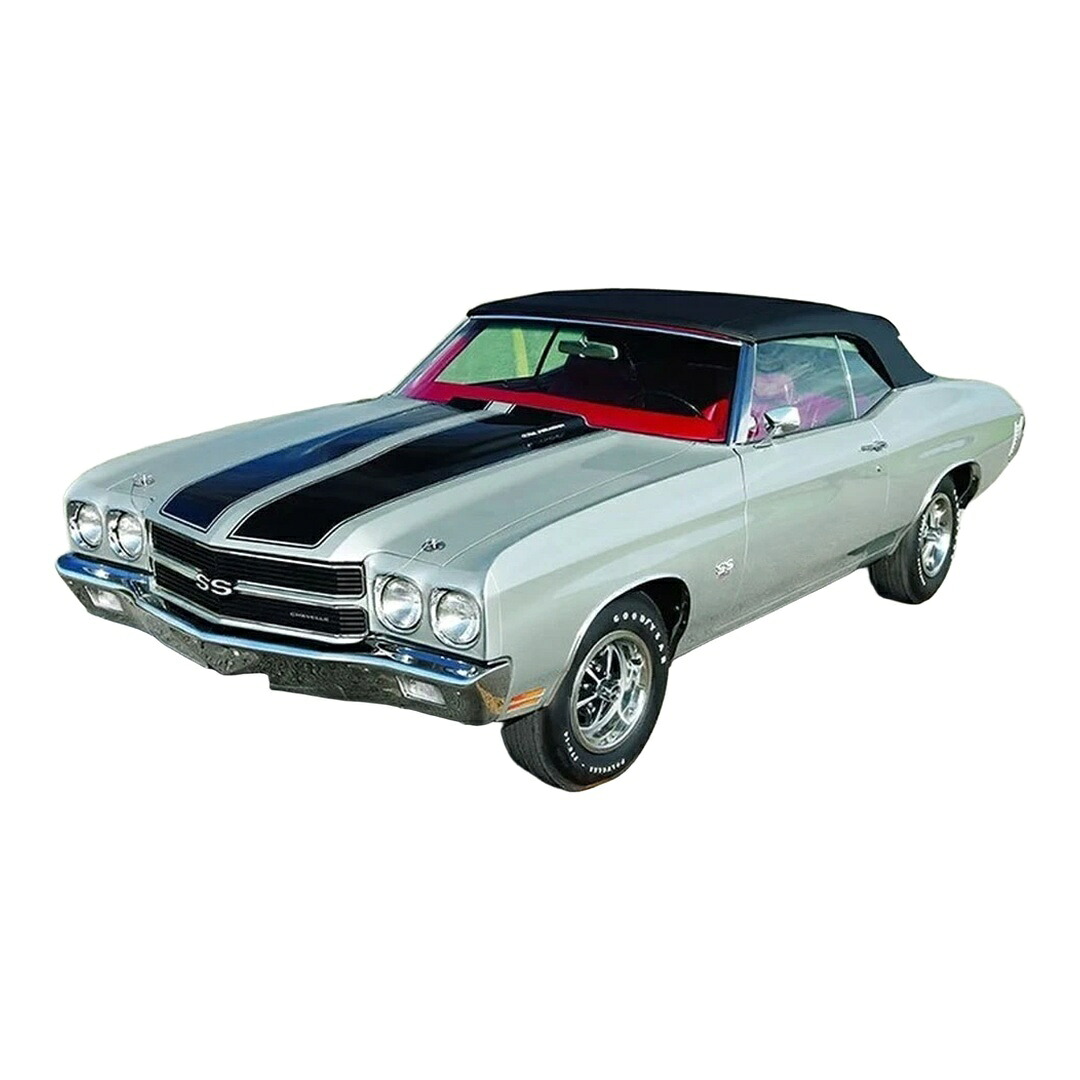 【取って置く】 シボレー シェベル SS LS6 オープンカー 1970 しろがね色 1 of 1 / ACME 1/18 ミニカー