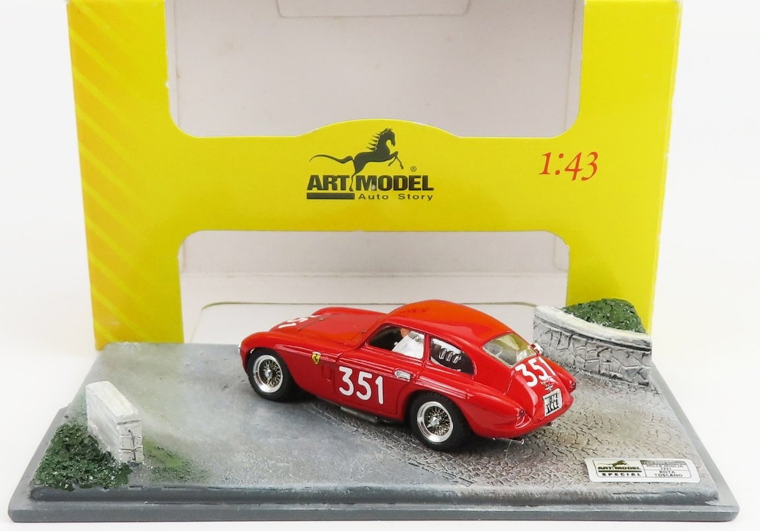 FERRARIフェラーリ 166MM BERLINETTA TOURING 1951 sn020I No.351 MILLE MIGLIAミッレミリア G.ROTA R.TOS / ART-MODEL 1/43 ミニカー|ラストホビー