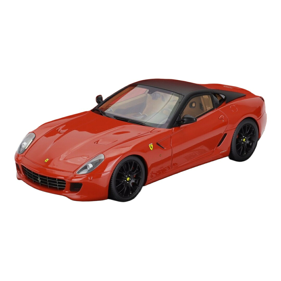 FERRARIフェラーリ 599 GTB FIORANOフィオラノ 2007 F1 GEAR BOX ROSSO CORSA RED BLACKレッドブラック 90台限定 / BBR 1/18 ミニカー