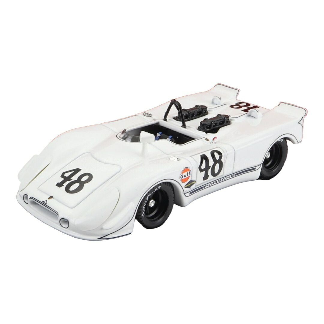 Porscheポルシェ 908/02 Flunder Spider #48 2位 セブリング12時間 1970 Steve McQueen P.Revson ホワイト TVシ / Best-Model 1/43 ミニカー|ラストホビー