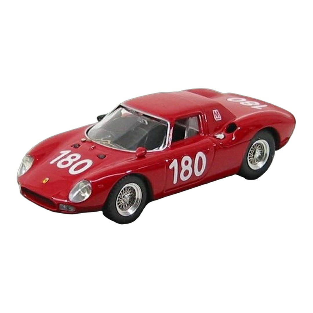 FERRARIフェラーリ 250LM 1966 No.180 TARGA FLORIOタルガフローリオ RED赤いこと / Best-Model 1/43 ミニカー おもちゃ-ミニカー・トイカー-乗り物のおもちゃ