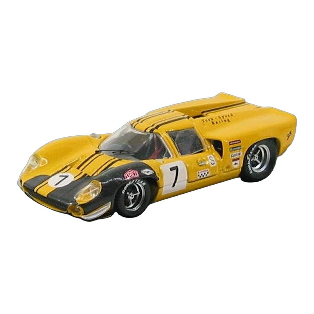 LOLAローラ T70 COUPEクーペ 1969 No.7 BRANS HATCHブランズハッチ CRAFT LIEDDEL YELLOWイエロー BLACKブラック / Best-Model 1/43 ミニカー