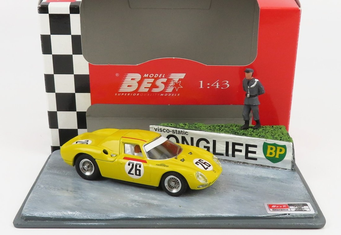 Ferrari 250LM 3.3L V12 ch.n6313 TEAM PIERRE DUMAY 1965 No.26 2nd 24h LE MANS PIERRE DUM / Best-Model 1/43 ミニカー 11,175円