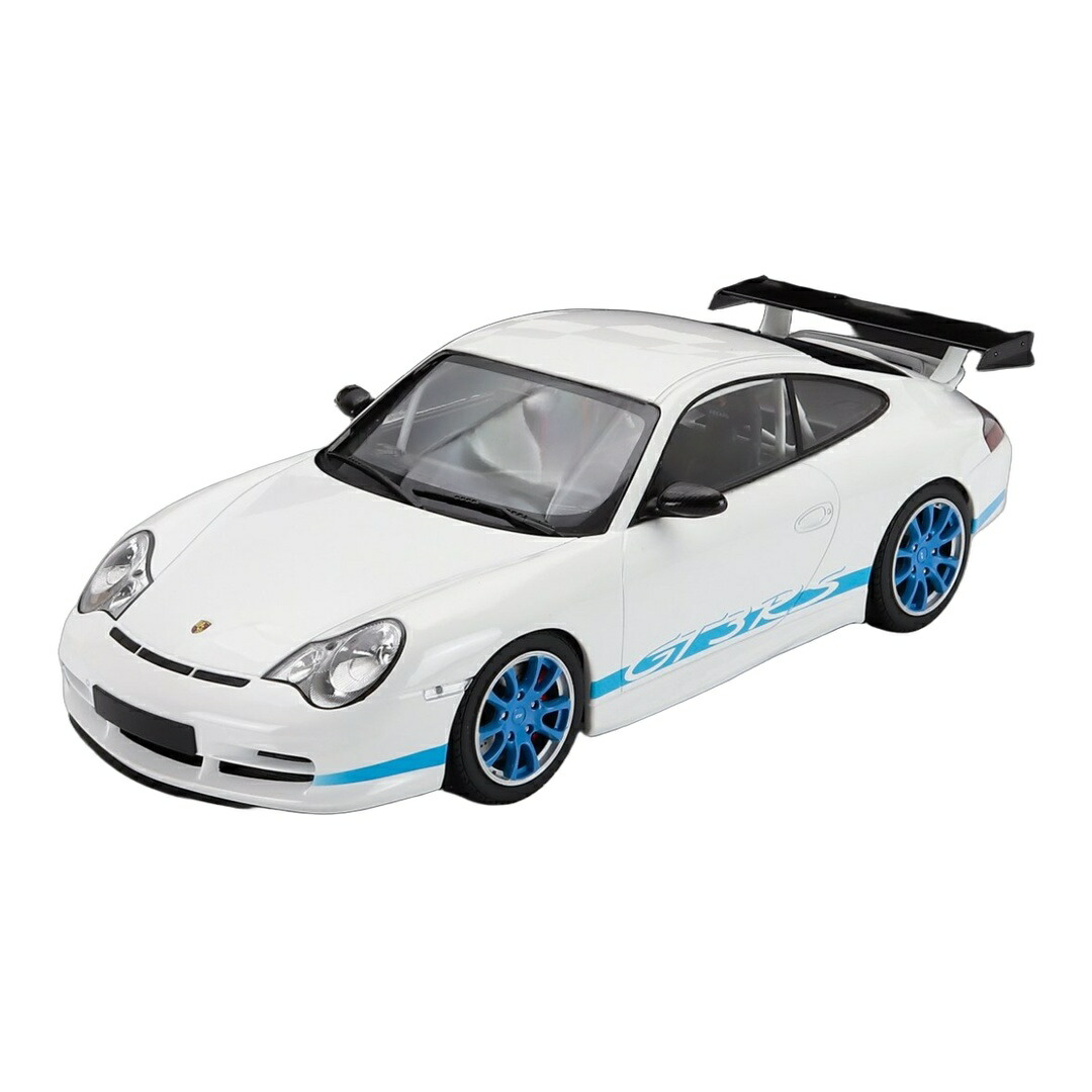 Porscheポルシェ 911 996 GT3 Coupeクーペ 2002 白いこと青み / MINICHAMPS 1/18 ミニカー